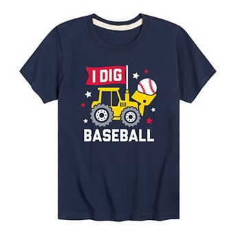 Boys 8-20 I Dig Baseball Graphic Tee