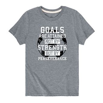 Boys 8-20 Soccer Goals Graphic Tee