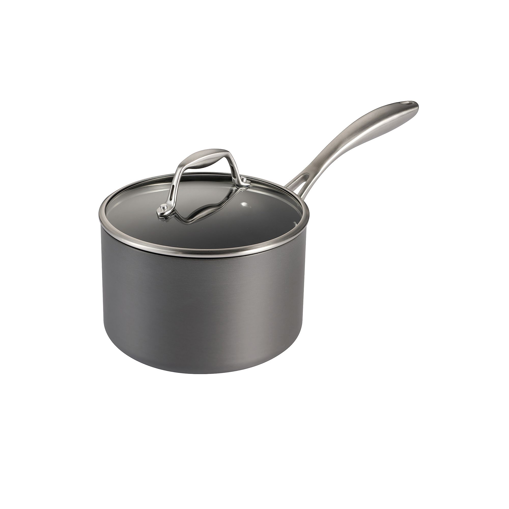 Tramontina 3-qt. Hard-Anodized Aluminum Covered Sauce Pan, Gray