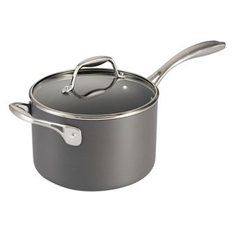 Tramontina 4-qt Hard-Anodized Aluminum Covered Sauce Pan