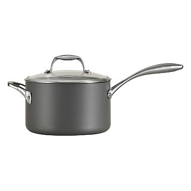 Tramontina 4-qt. Hard-Anodized Aluminum Covered Sauce Pan