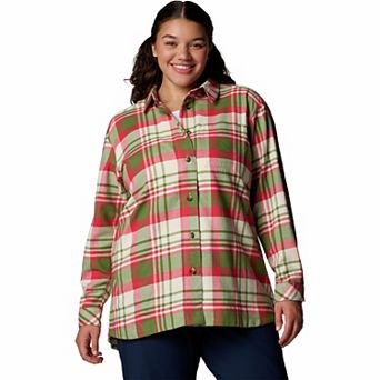 Plus Size Columbia Holly Hideaway™ Plaid Flannel Shirt