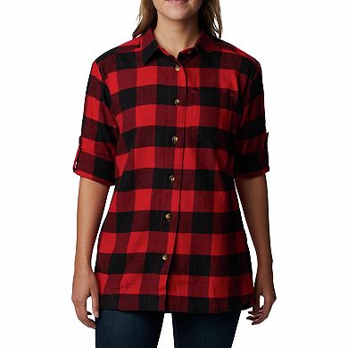 Women's Columbia Holly Hideaway™ Cotton Flannel Shirt