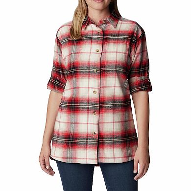 Women's Columbia Holly Hideaway™ Cotton Flannel Shirt