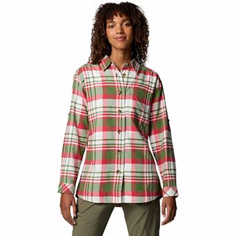 Women's Columbia Holly Hideaway™ Cotton Flannel Shirt
