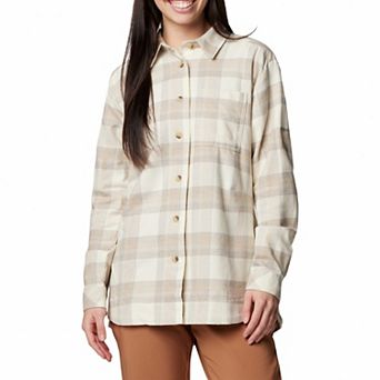 Women's Columbia Holly Hideaway™ Cotton Flannel Shirt