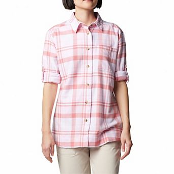 Women's Columbia Holly Hideaway™ Cotton Flannel Shirt