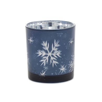 Snowflake Votive Candle Holder Table Decor 3-piece Set