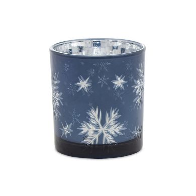 Snowflake Votive Candle Holder Table Decor 3-piece Set
