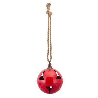 Red Sleigh Bell Wall Decor