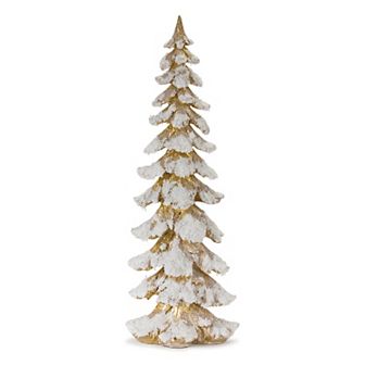 Metallic Tree Floor Decor