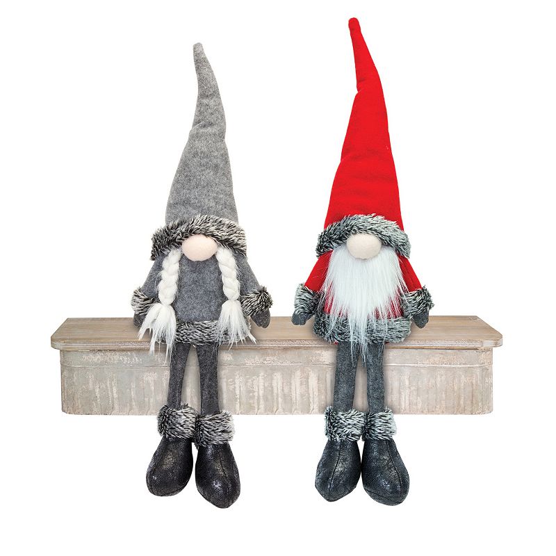 Melrose Gnome 4-Piece Set, Grey