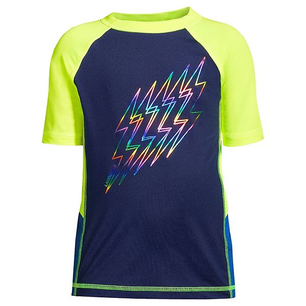 Boys 820 Lands' End Active Graphic Tee in Regular & Husky