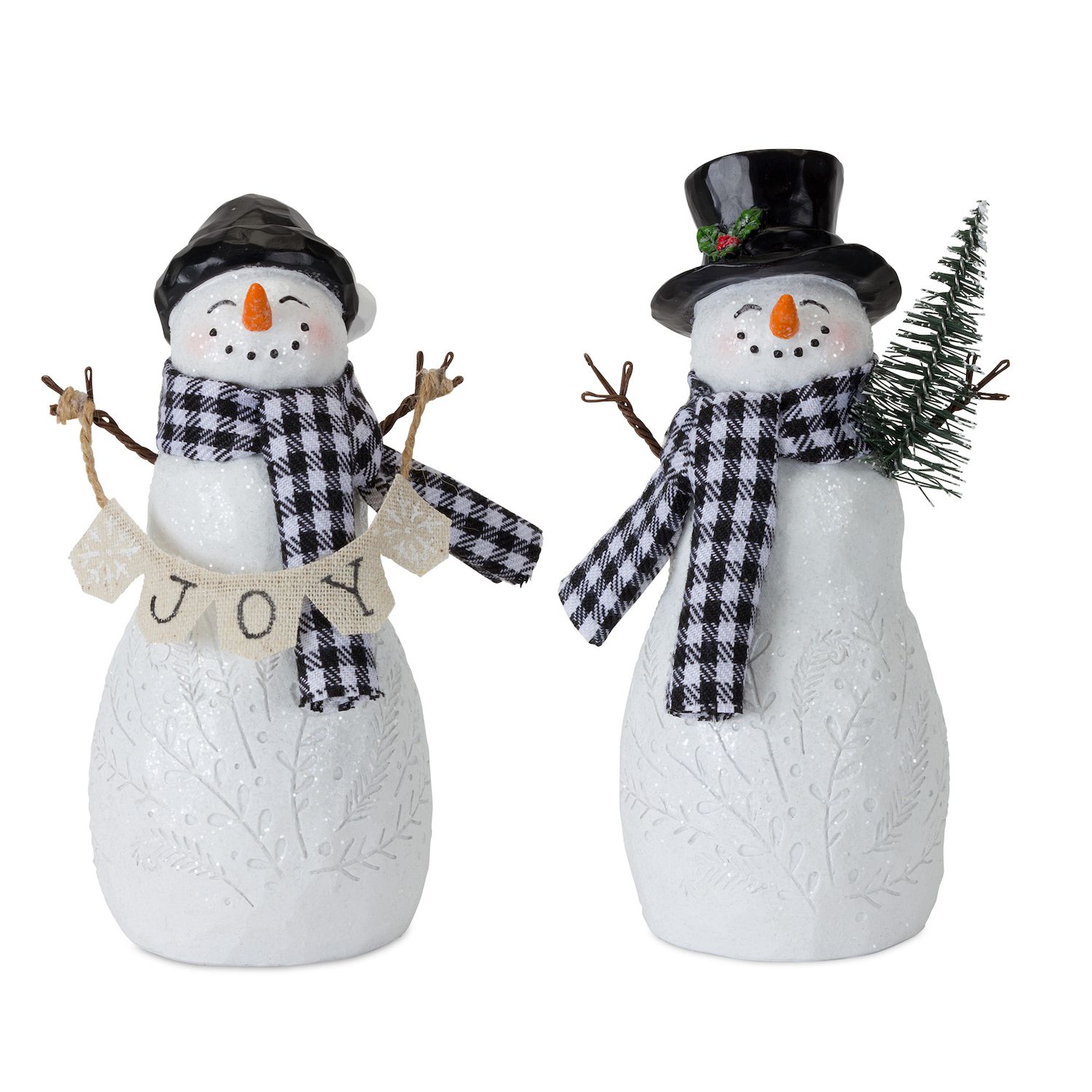 Melrose Resin Snowman Decor 3-Piece Set