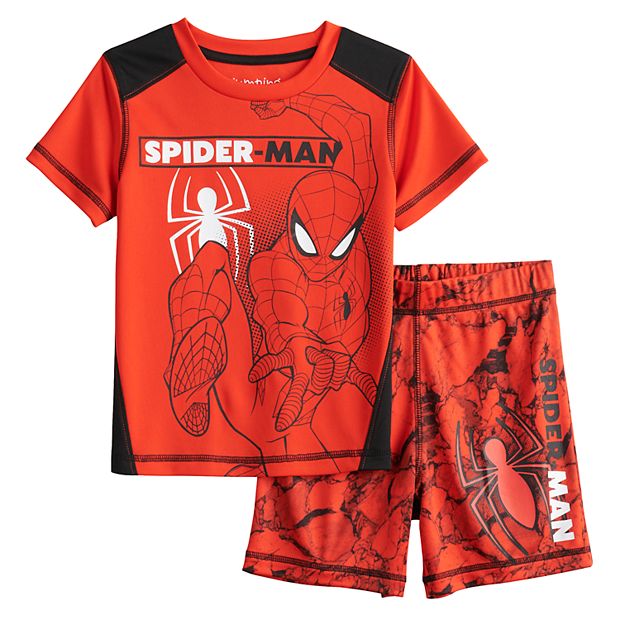 5pc Child Boys Girls Cartoon Spider-Man Shorts Kids Soft Cotton