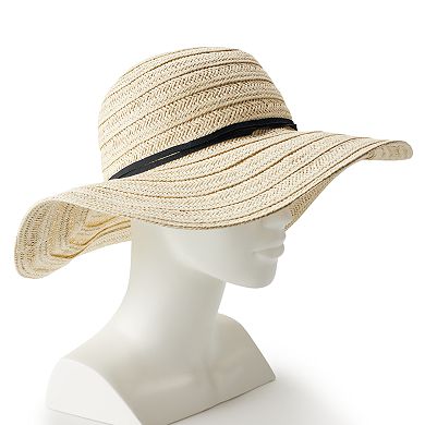 Women's LC Lauren Conrad Straw Floppy Hat