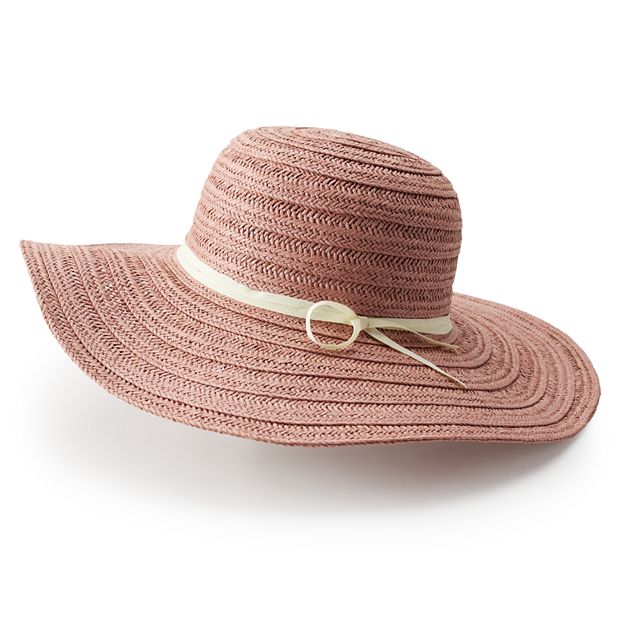 Women's LC Lauren Conrad Straw Floppy Hat