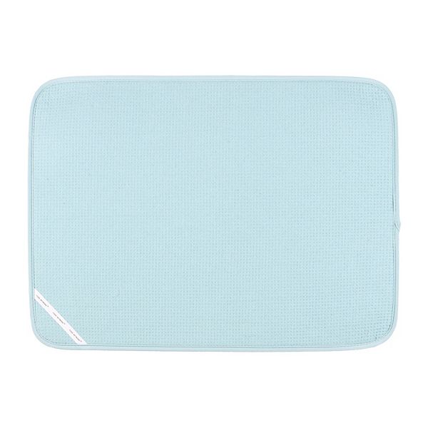 Food Network™ Textured Waffle Dish Drying Mat - Aqua