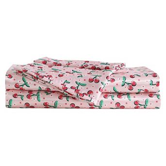 Betsey Johnson Printed Sheet Set with Pillowcases