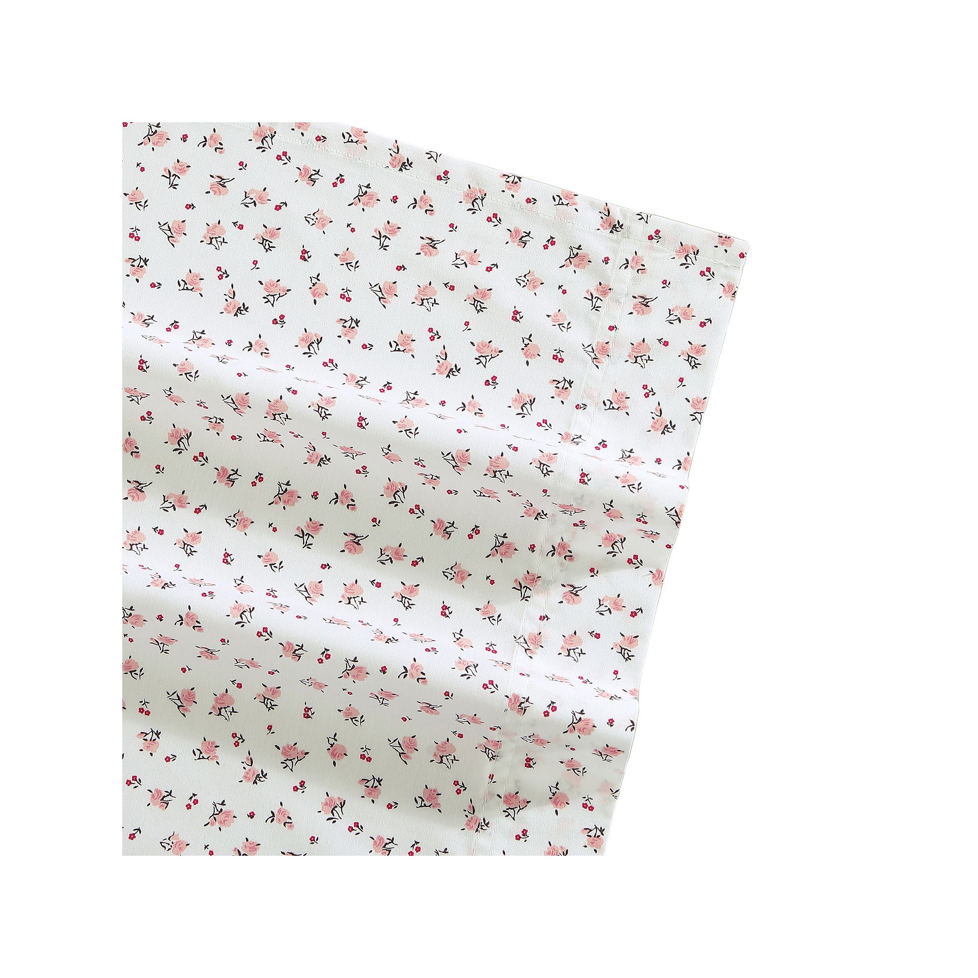 Betsey Johnson Printed Sheet Set with Pillowcases, Pink