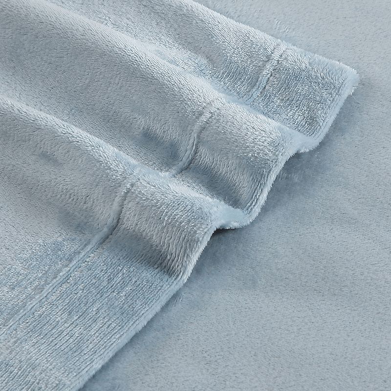 Eddie Bauer Tossed Snowflake Fleece Sheet Set with Pillowcases, Grey, FULL 