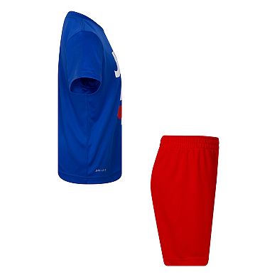 Boys 4-7 Nike "Just Do It." Graphic Tee & Mesh Shorts Set