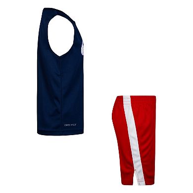 Boys 4-7 Nike Swoosh Graphic Tank Top & Mesh Shorts Set