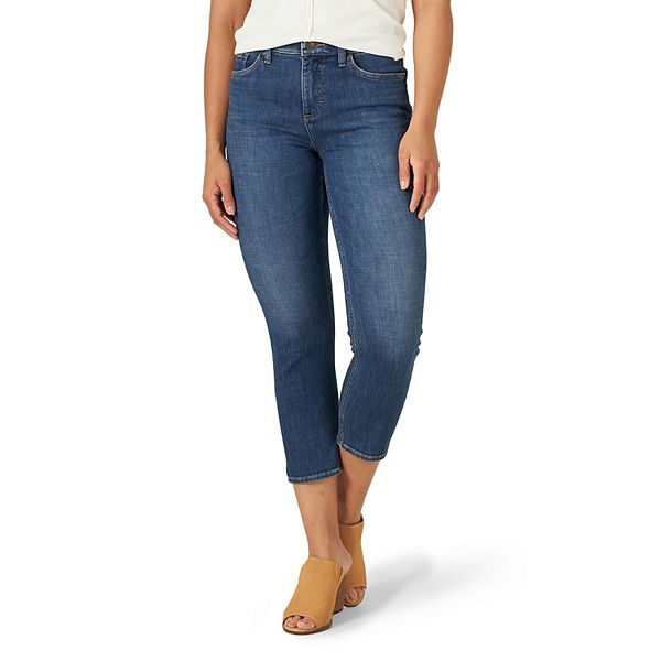 Petite Lee® Ultra Lux Cigarette Crop Jeans