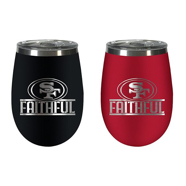 San Francisco 49ers Wine Tumbler Set