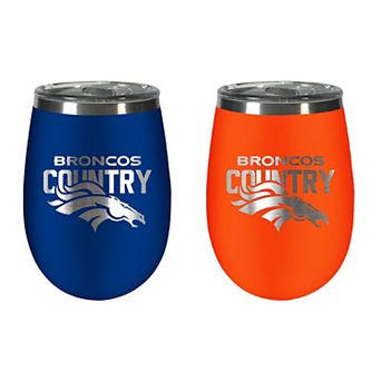 Denver Broncos Wine Tumbler Set