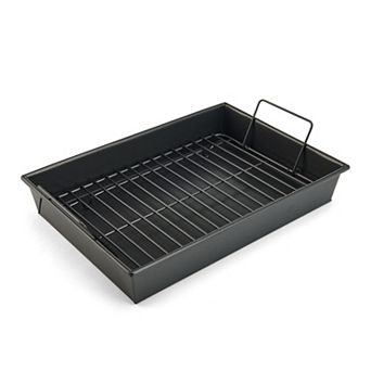 Chicago Metallic Pro Nonstick Roast & Broil Baking Pan with Rack