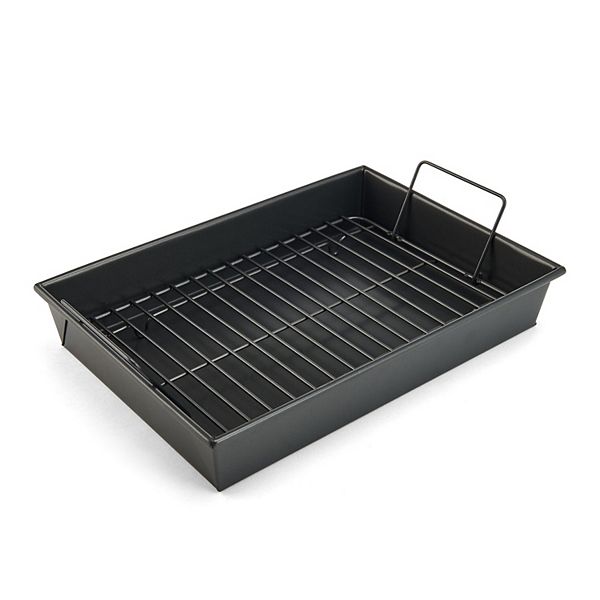Chicago Metallic Pro Nonstick Roast & Broil Baking Pan with Rack