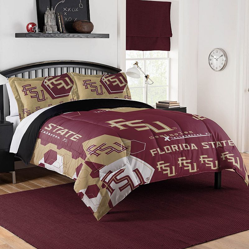 The Northwest Florida State Seminoles Full/Queen Comforter Set with Shams, 