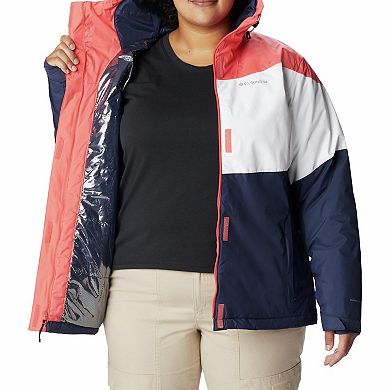 Plus Size Columbia Tipton Peak II Insulated Colorblock Jacket