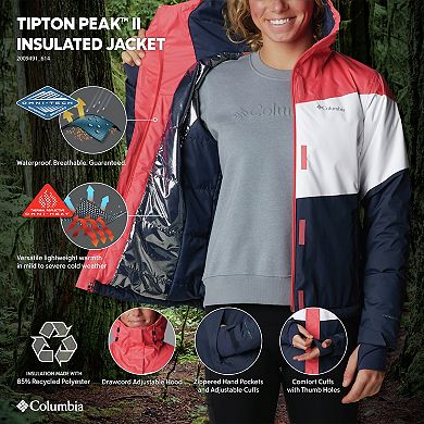 Women's Columbia Tipton Peak™ II Hooded Insulated Waterproof Jacket