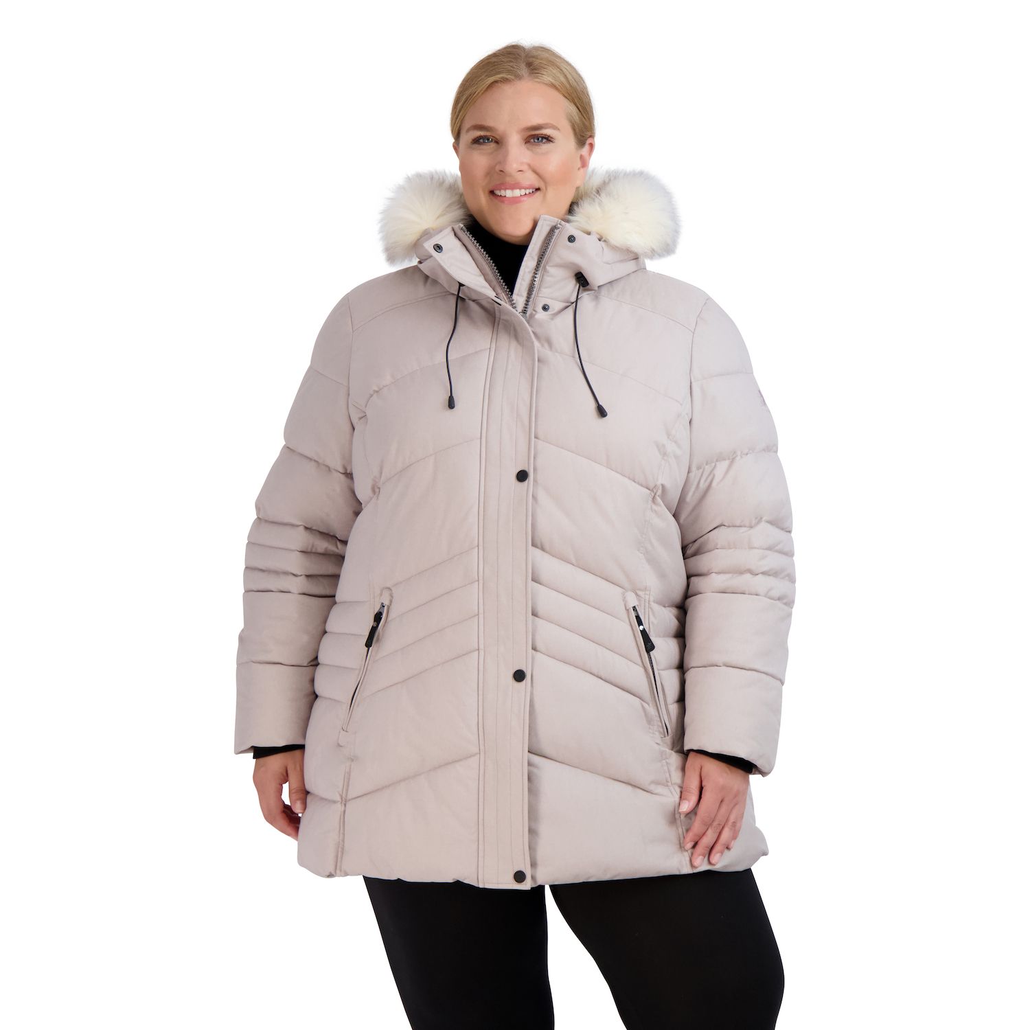 plus size zeroxposur insulated jacket