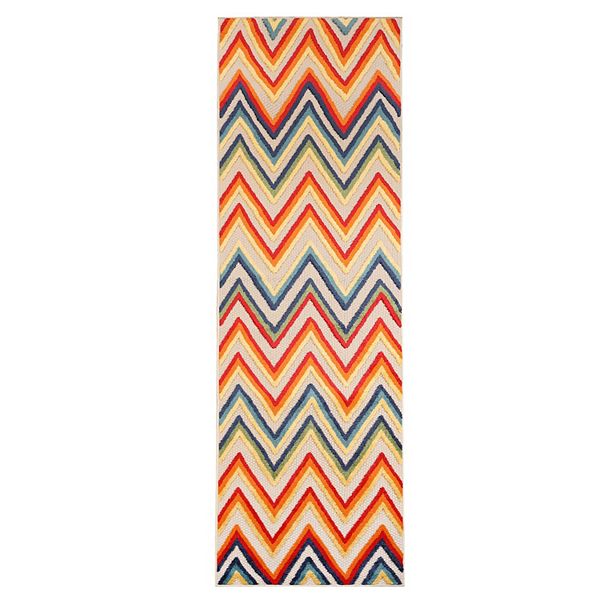 Superior Modern Zigzag Indoor/ Outdoor Area Rug