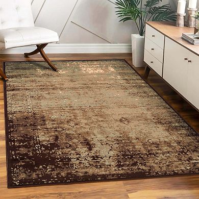 Superior Acid Wash Modern Area Rug