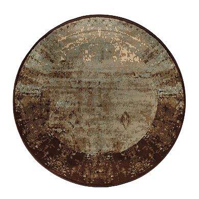Superior Acid Wash Modern Area Rug