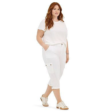 Plus Size Lee® Flex-To-Go Cargo Capri Pants