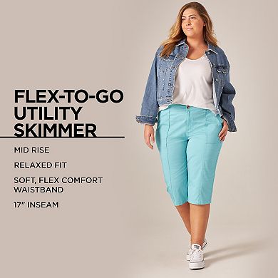 Plus Size Lee® Flex-To-Go Utility Skimmer Jeans