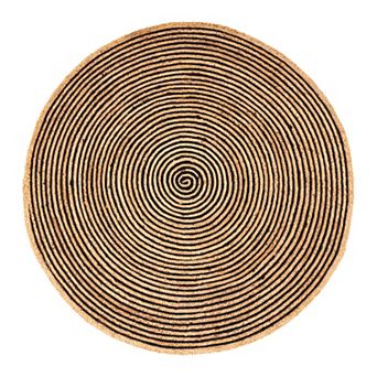 Superior Braided Jute Round Area Rug