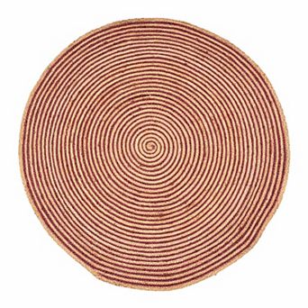 Superior Braided Jute Round Area Rug