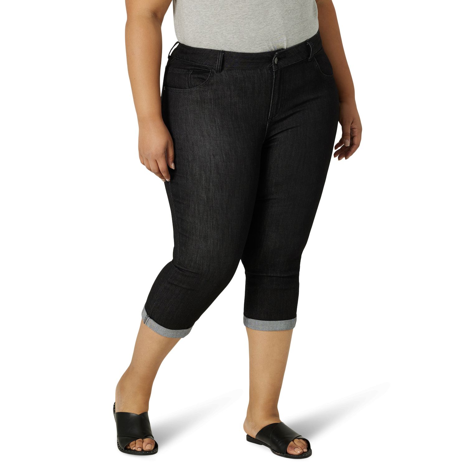 lee womens plus capris