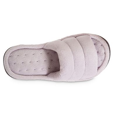 isotoner Recycled Mircoterry Aster Women's Slide Slippers