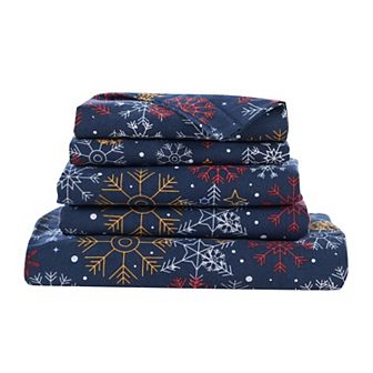 Madelinen® Boulder Flannel Sheet Set with Pillowcases