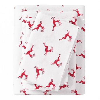 Madelinen® Boulder Flannel Sheet Set with Pillowcases