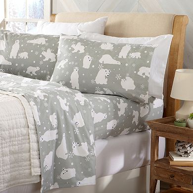 Madelinen® Stratton Flannel Sheet Set with Pillowcases