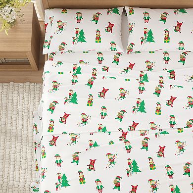 Madelinen® Whittaker Flannel Sheet Set with Pillowcases