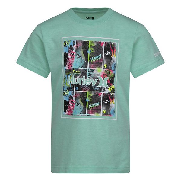 Boys 820 Hurley Grid Graphic Tee